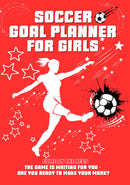 Soccer Goal Planner For Girls - Red edition