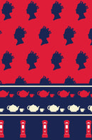 Tea on the Thames (6x9 Dot Grid Perfect Bound Notebook)