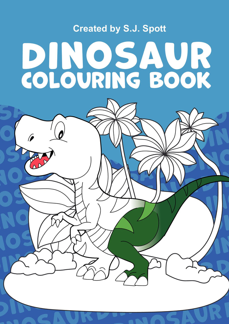 A4 Dinosaur Colouring Book