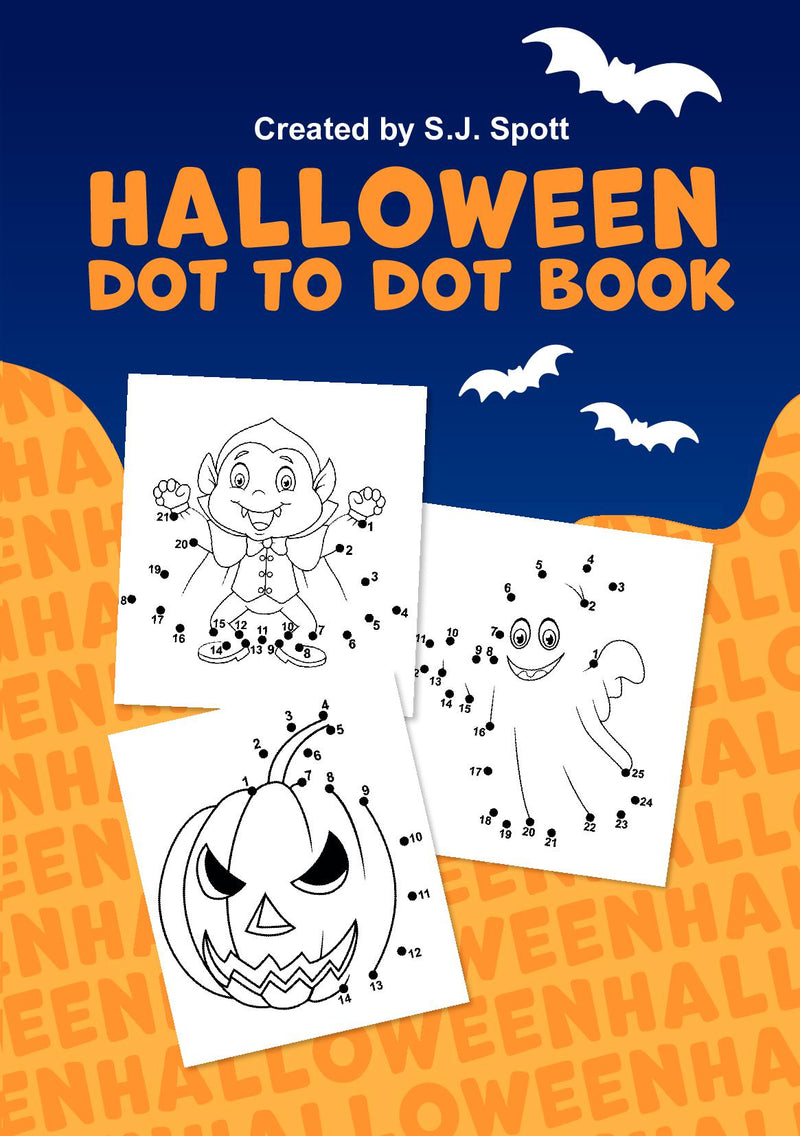 A5 Halloween Dot to Dot Book