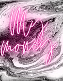 Decorative- My Money Black White