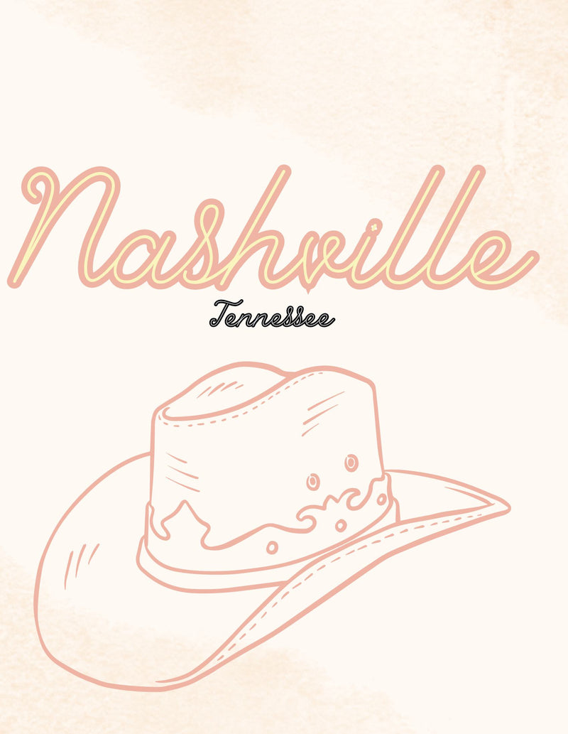 Decorative Book- Nashville Howdy Hat