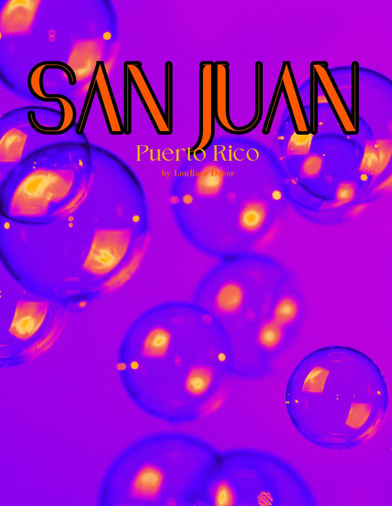 Decorative Book- San Juan Purple and Orange