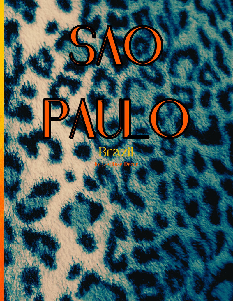Decorative Book- Sao Paulo Cheetah Print