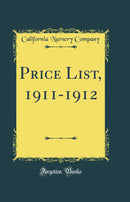 Price List, 1911-1912 (Classic Reprint)