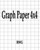 "Graph Paper 4x4: 50 Pages 8.5" X 11""
