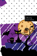 Scary Lifestyle Notebook, Wide Ruled, 180 Pages (90 Shts), Dotted Lines, Write-in Journal, US Trade (6 x 9 In) (Book 4)