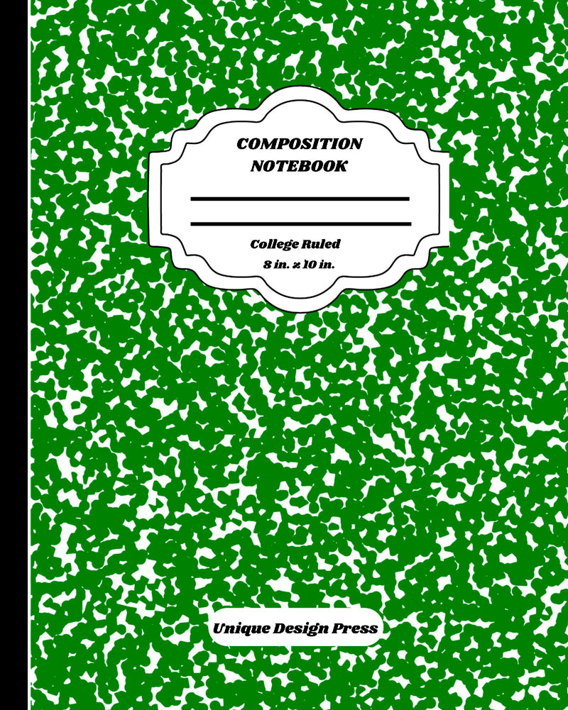 Composition Notebook Green