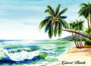 Visitor Guest Book, Beach Palm Trees