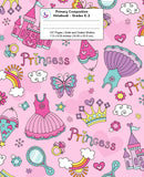 Primary Composition Notebook: Fairy Tale Pink Princess | Grades K-2 Kindergarten Writing Journal