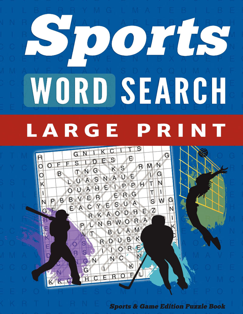 Word Search Puzzle Book Sports & Games Edition