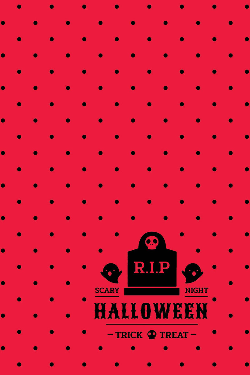 Happy Halloween Lifestyle Notebook, Wide Ruled, 180 Pages (90 Shts), Dotted Lines, Write-in Journal, US Trade (6 x 9 In) (Book 9)