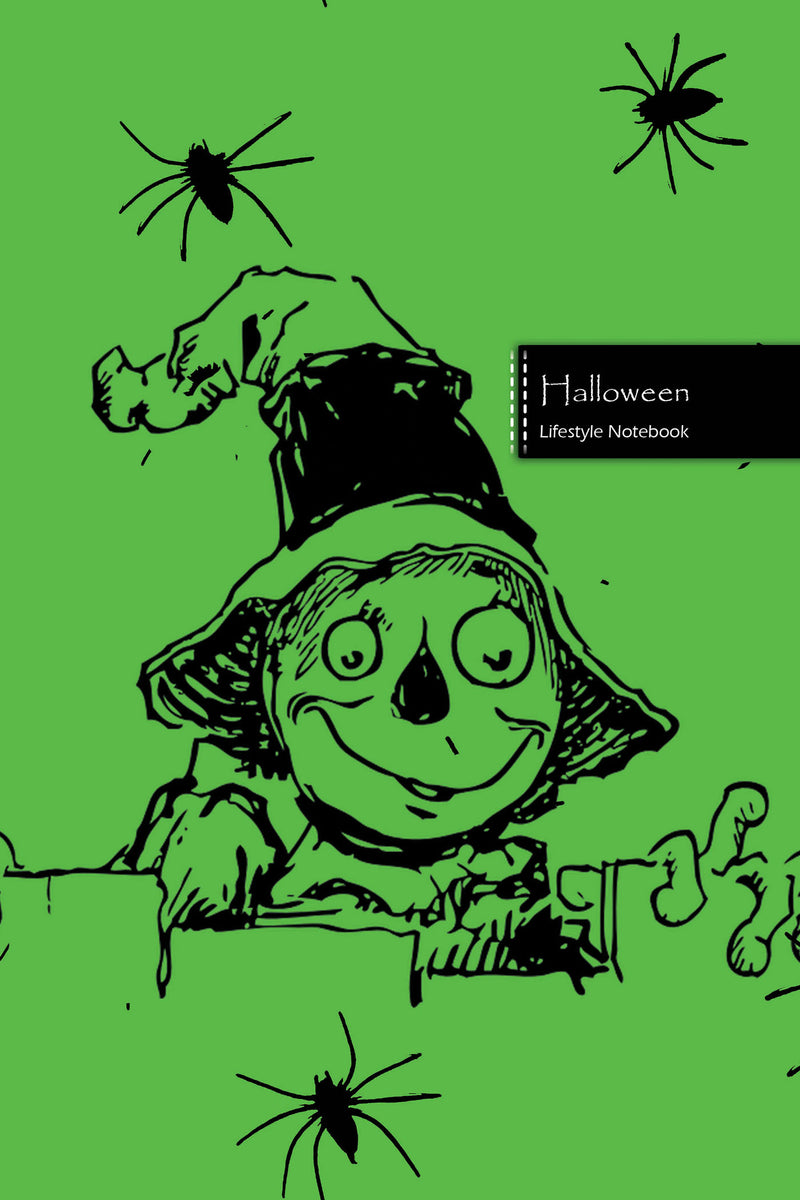 Halloween Lifestyle Notebook, Wide Ruled, 180 Pages (90 Shts), Dotted Lines, Write-in Journal, US Trade (6 x 9 In) (Book 6)