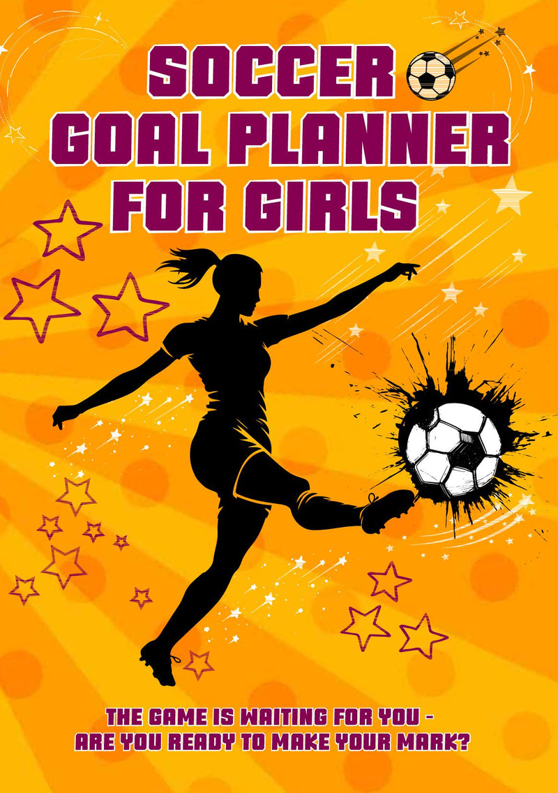 Soccer Goal Planner For Girls - Gold / Amber edition