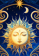 Sleeping Sun Spiral Notebook