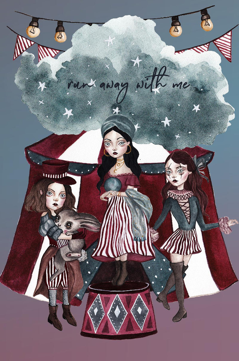 Run Away with Me Notebook (6x9 Lined Perfect Bound)