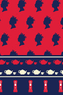 Tea on the Thames (6x9 Lined Spiral Bound Notebook)