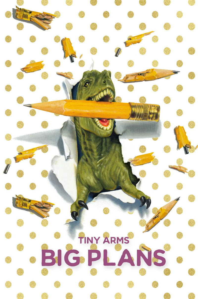 Tiny Arms, Big Plans Notebook (6x9 Lined Perfect Bound)