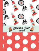 Light the Way: Compass and Lantern Summer Camp Journal (8.5x11 Lined Perfect Bound)
