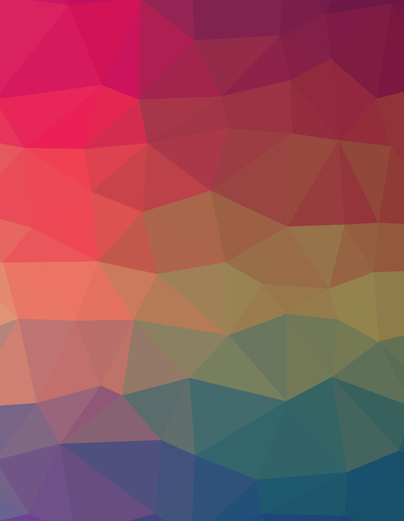 Isometric Drawing Notebook: Rainbow (8.5x11 Perfect Bound)