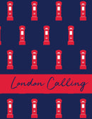 London Calling Notebook (8.5x11 Lined Spiral Bound)
