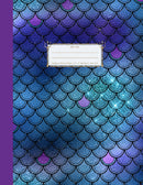 High Tide: Lined Mermaid Composition Book (8.5x11 Perfect Bound)