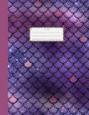 Low Tide: Lined Mermaid Composition Book (8.5x11 Perfect Bound)