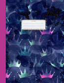 Sea Dreams: Lined Mermaid Composition Book (8.5x11 Perfect Bound)