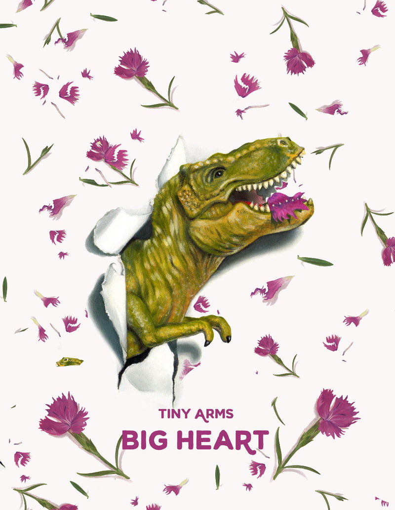 Tiny Arms, Big Heart Notebook: Flowers (8.5x11 Dot Grid Perfect Bound)