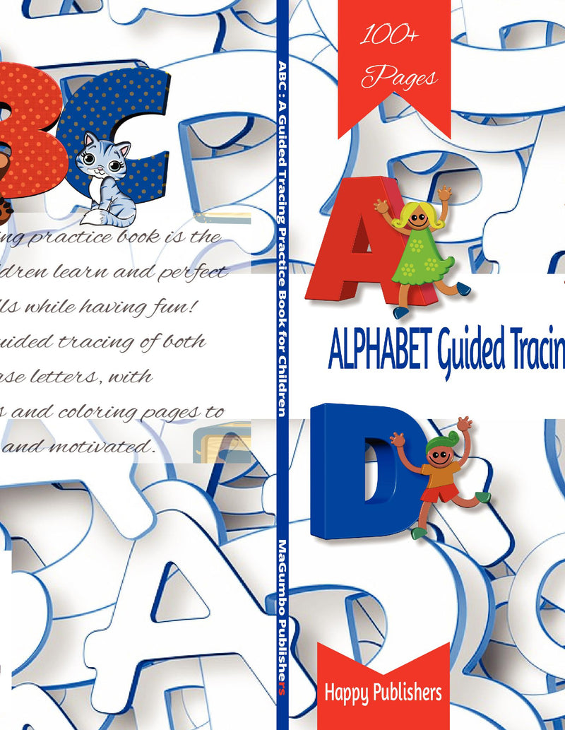 Alphabet Guided Tracing Book for Children-Perfect Your Penmanship and Learn the Written and Sign language  Alphabet with Engaging Pictures and Coloring Pages