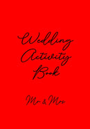 Wedding Activity Book | Mr & Mrs | A5 | 40 Pages | Red
