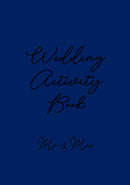 Wedding Activity Book | Mr & Mrs | A5 | 40 Pages | Navy Blue