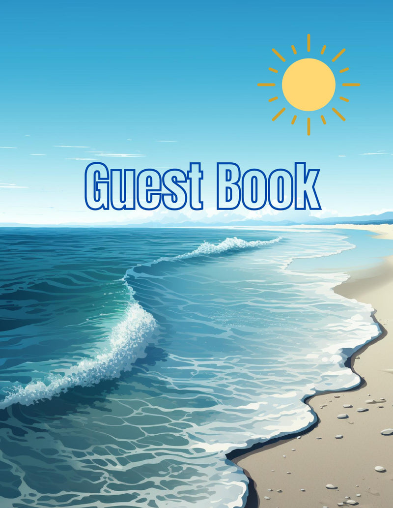 Guest Book - Holiday Rental Feedback, Summer Theme (Hardback)