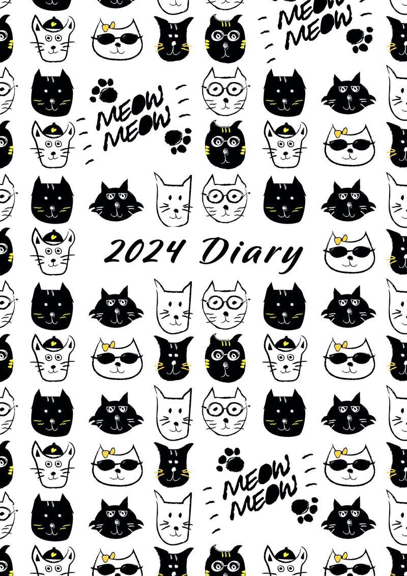 A4 Cat diary/notebook