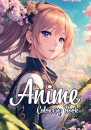 A4 Anime Colouring Book