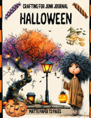 Crafting for Junk Journal Halloween Ephemera Book