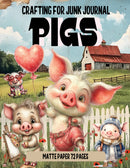 Crafting for Junk Journal Pigs Ephemera Book