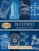 Blueprint Scrapbook Paper