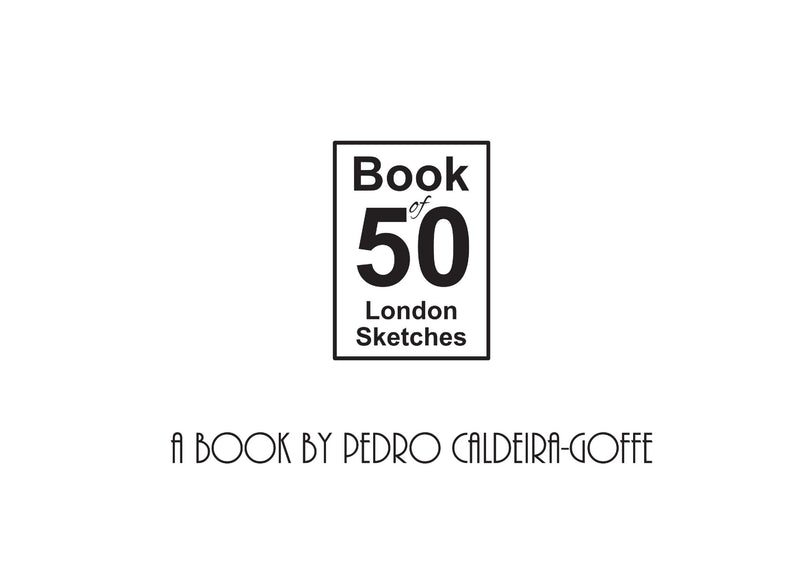 Book of 50 London Sketches