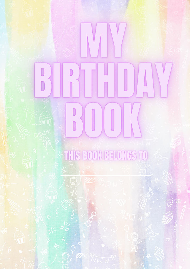 My Birthday Book Pastel