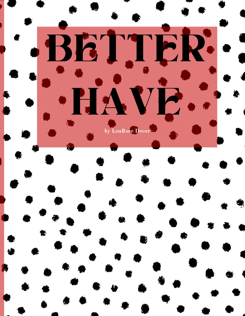 Decorative Books- Better Have Red