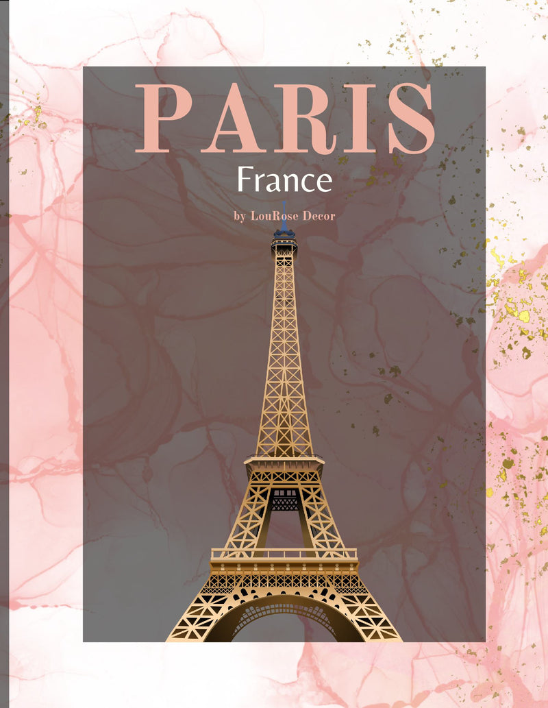 Decorative Book- Paris Light Pink