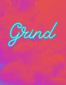 Decorative Book- Grind Bright Pink
