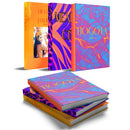 Bogota, Mexico City, Rio Orange Decorative Books