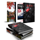 Seoul Tokyo Beauty Red Decorative Books