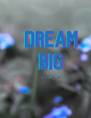 Decorative Book- Dream Big Blue