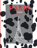 Decorative Book- Black White Dalmatian Print