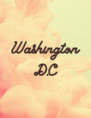 Decorative Book- Washington DC Light Pink