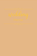 The Complete Wedding Planner by Dreamier Days in Burnt Orange