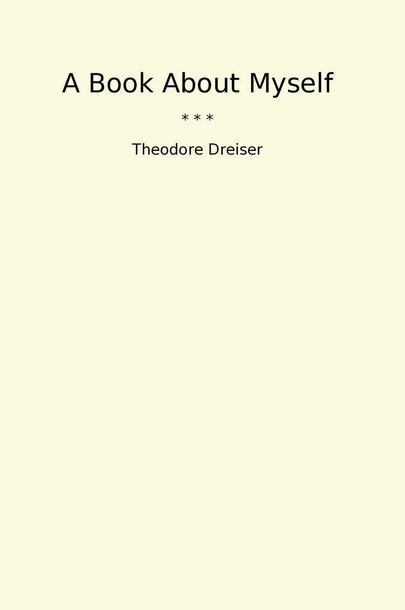 A Book About Myself